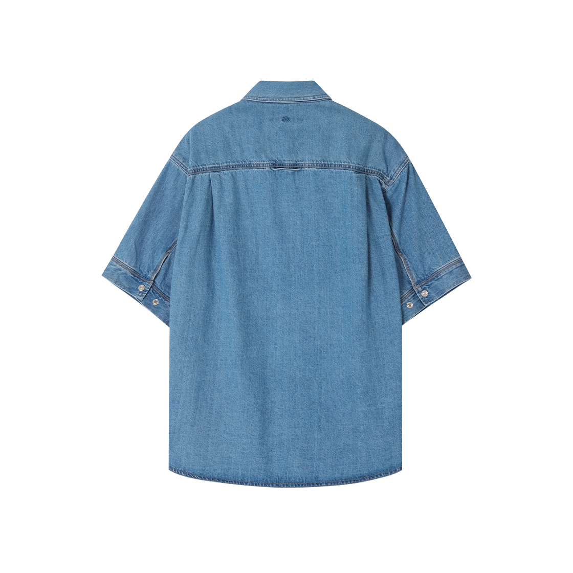 송지오 지제로 팬서 데님 하프 셔츠 블루(SONGZIO ZZERO Panther Denim Half Shirt Blue) - 2