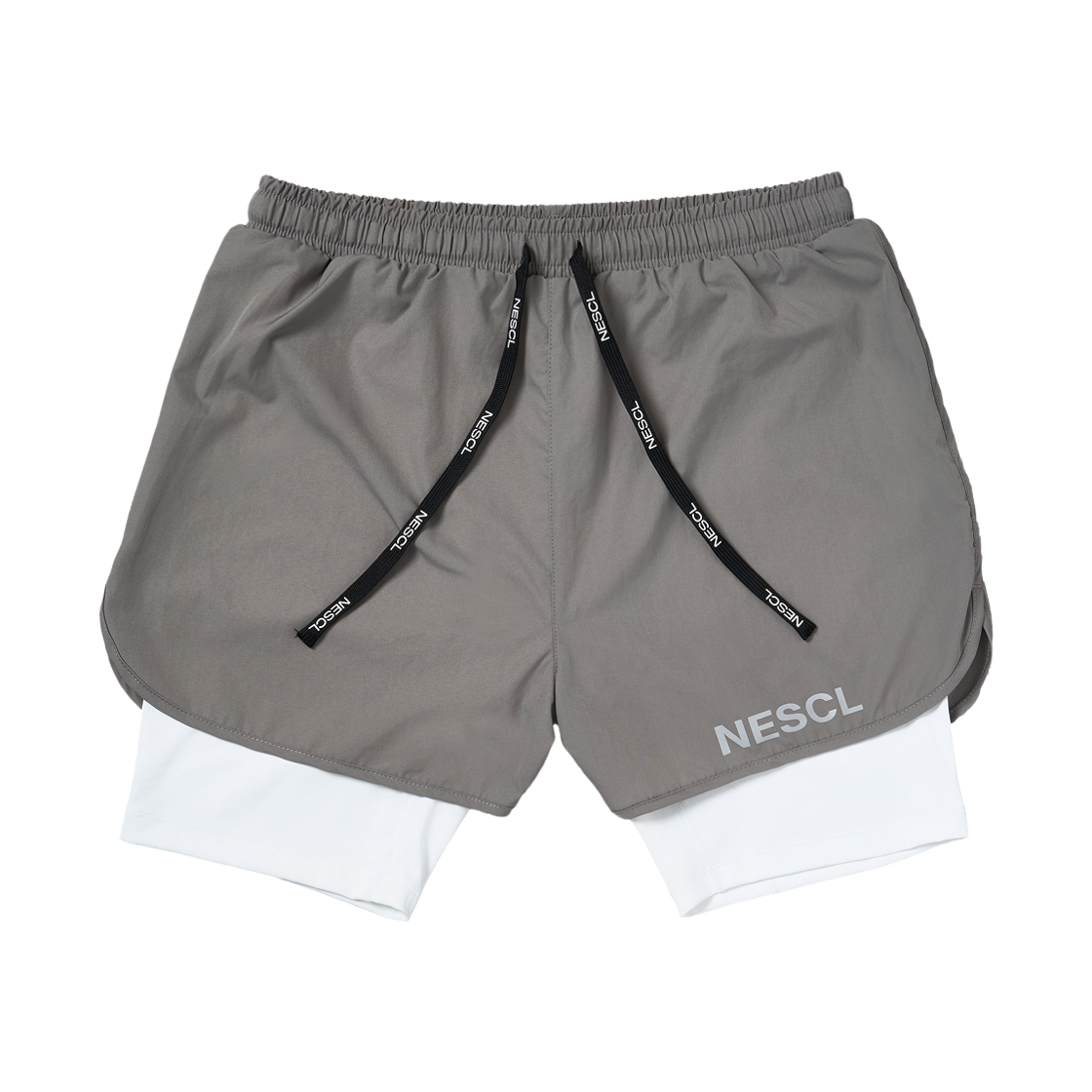 네거티브 스플릿 클럽 퍼포먼스 솔리드 2in1 팬츠 그레이(negative split club Performance Solid 2-in-1 Pants Gray)