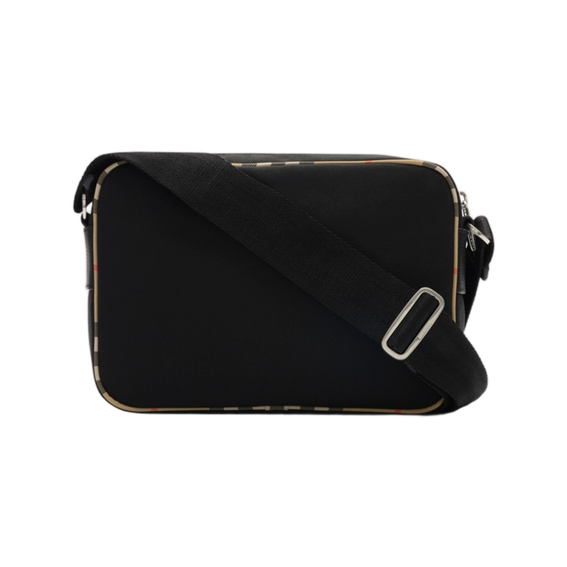 버버리 체크 트림 크로스바디백 블랙(Burberry Check Trim Crossbody Bag Black) - 2