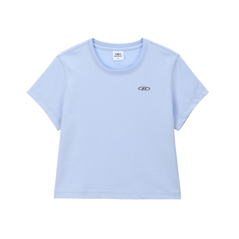 본투윈 W 실버 B 베이직 티셔츠 스카이 블루(BORN TO WIN W Silver B Basic T-Shirts Sky Blue) - 2