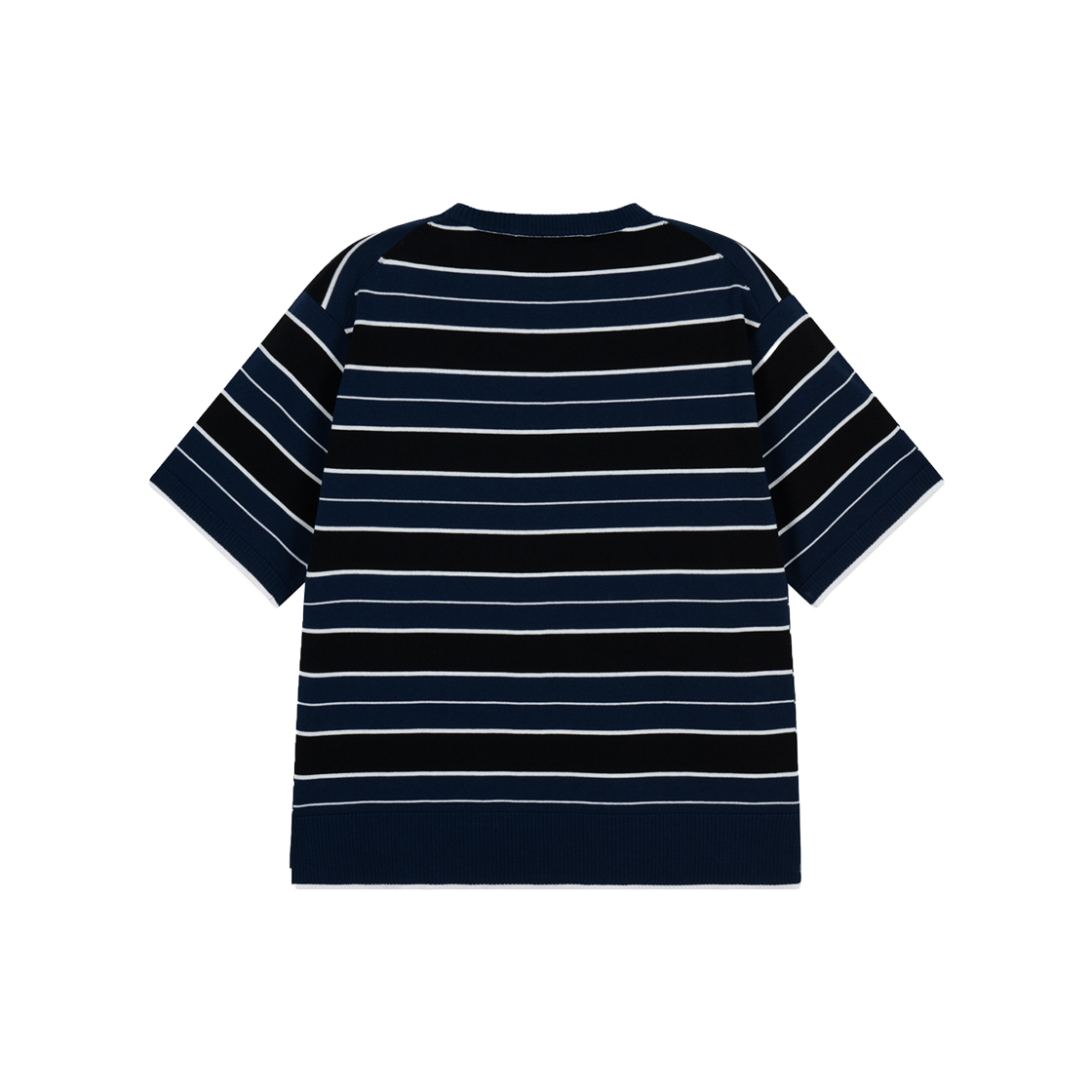 지오송지오 멀티 스트라이프 크루넥 니트 네이비 ZI3KT304NY(ZIOSONGZIO Multi Stripe Crewneck Knit Navy) - 2