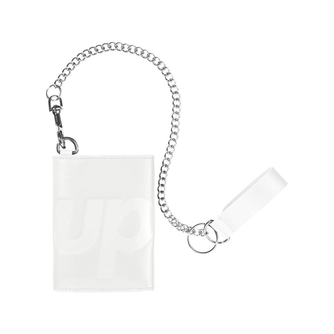 슈프림 레더 체인 월렛 화이트 - 26SS(Supreme Leather Chain Wallet White - 26SS) - 3