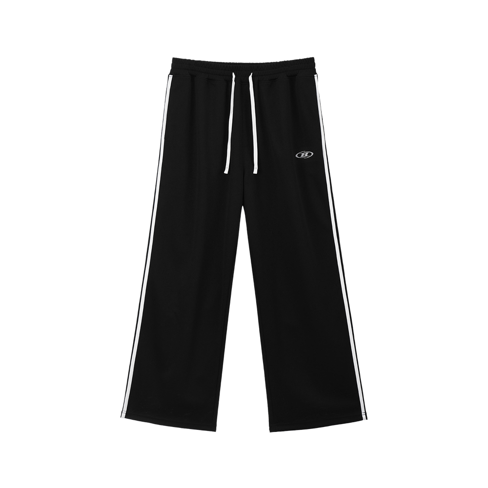 BH2MLP221BW BORN TO WIN Symbol B Mesh Track Pants Black White