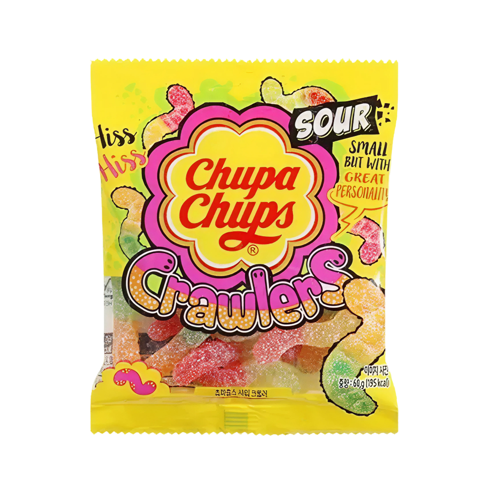 농심 츄파춥스 사워크롤러 60g * 10봉(Nongshim Chupa Chups Sour Crawlers 60g * 10ea)