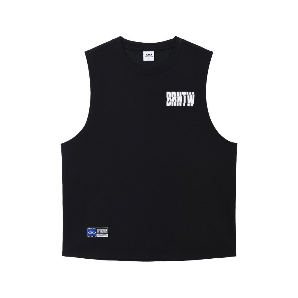 BH2MXT219BK BORN TO WIN Brntw Halftone Sleeveless Black