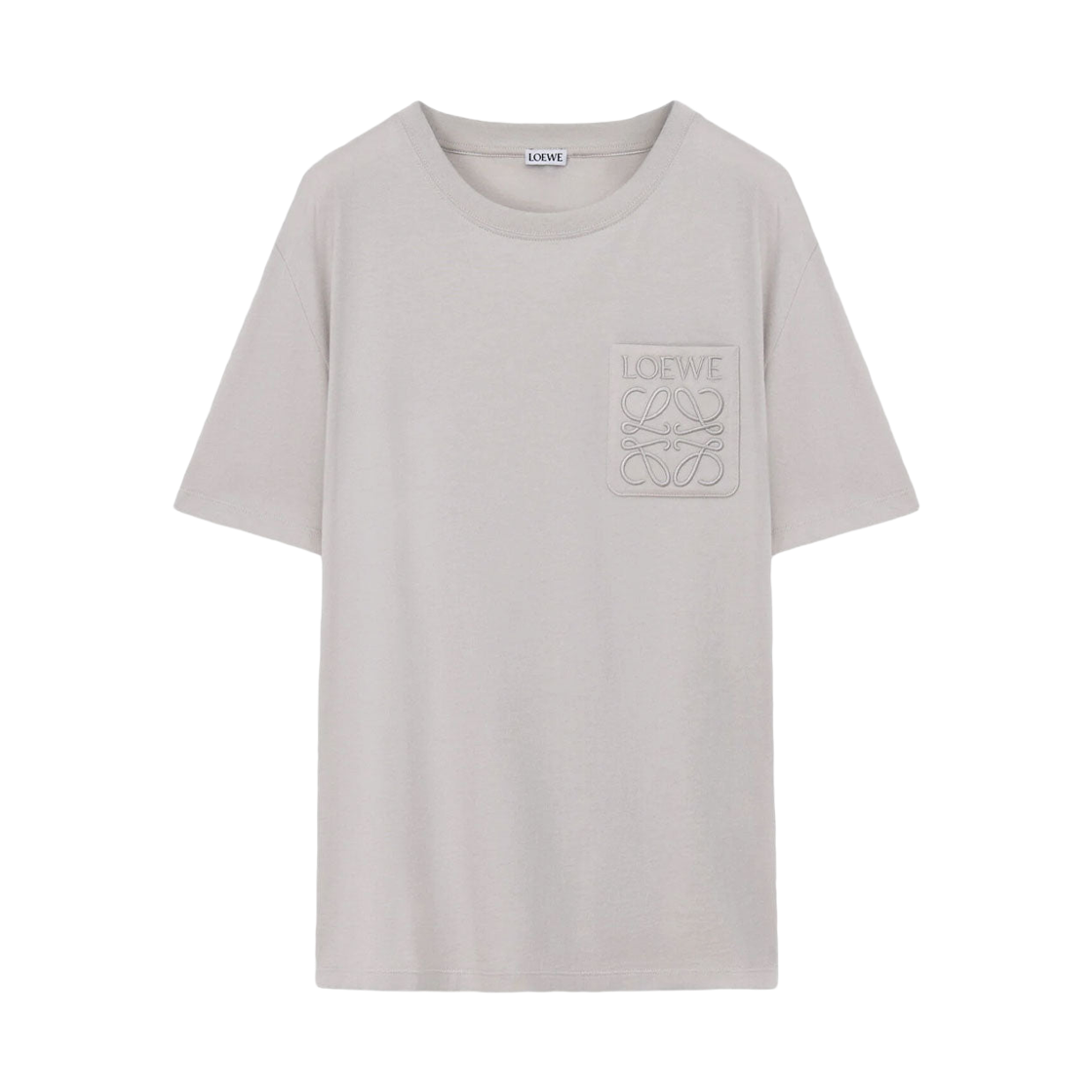 로에베 릴렉스드 핏 코튼 티셔츠 미디움 그레이(Loewe Relaxed Fit T-Shirt in Cotton Midium Grey)