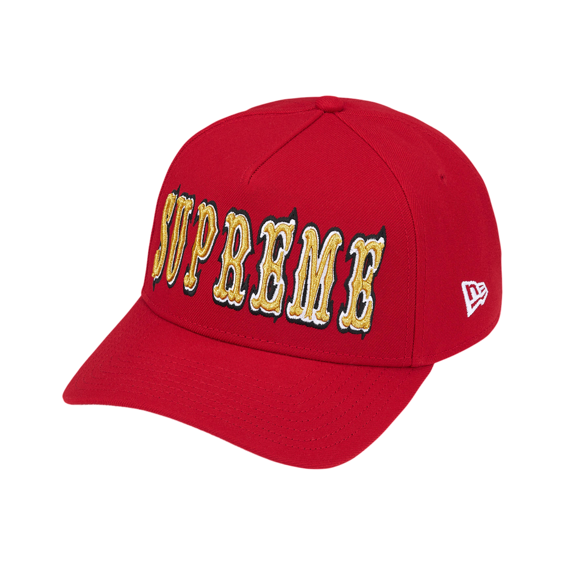 - Supreme Gothic Outline Adjustable New Era Red - 26SS