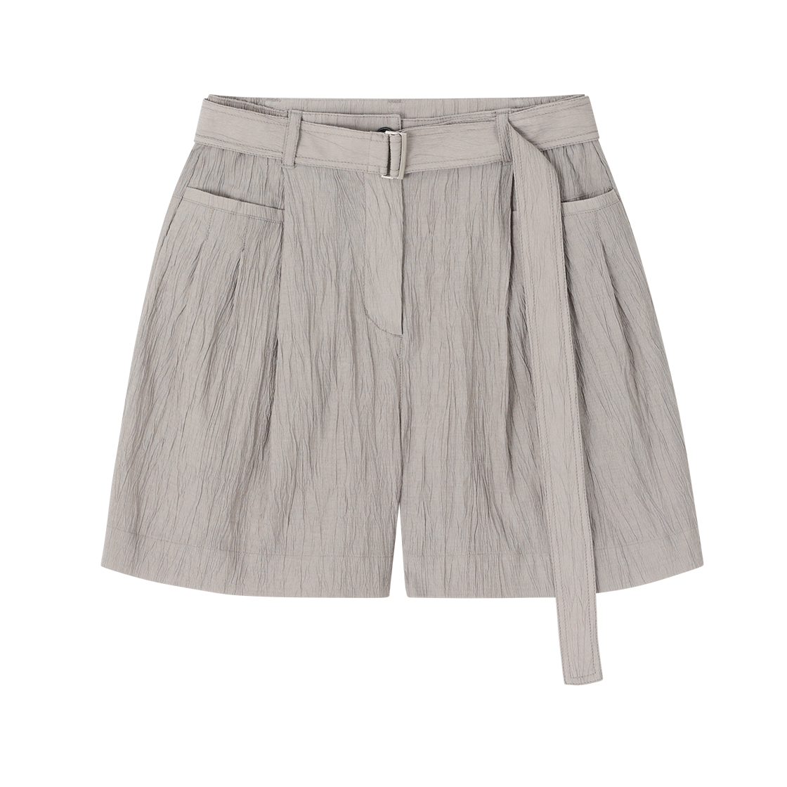 WI3PT765LE (W) SONGZIO COLLECTION Edgefold Volume Shorts Light Beige