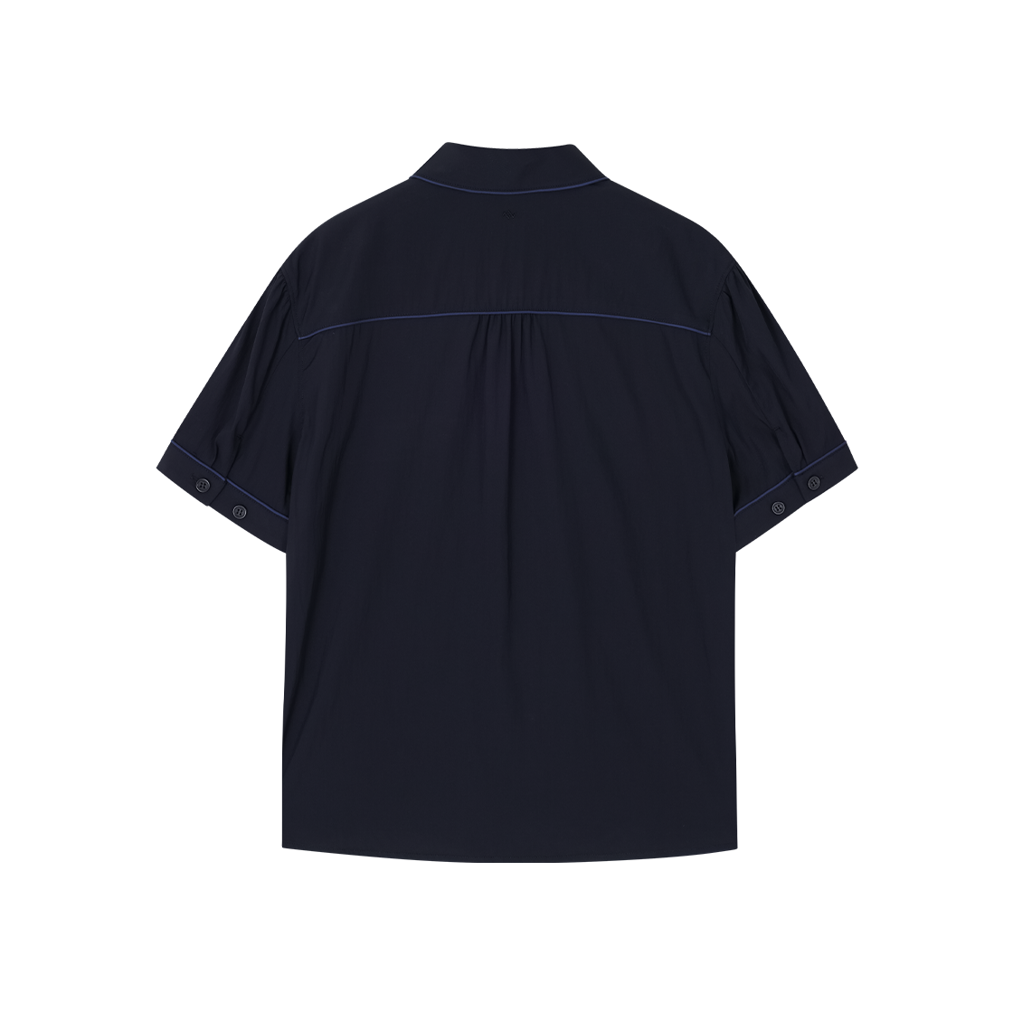 (W) 송지오 지제로 팬서 오픈카라 셔츠 다크네이비((W) SONGZIO ZZERO Panther Open Collar Shirt Dark Navy) - 2
