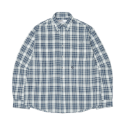 NOMANUAL Neo Check Shirt Blue