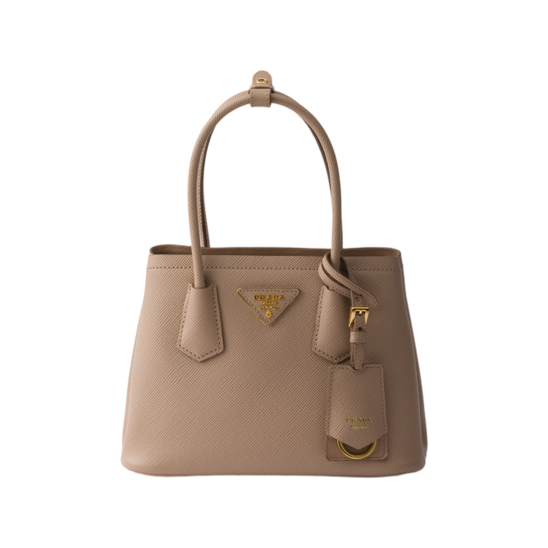 1BA497-2A4A-F0770 Prada Double Saffiano Leather Mini-Bag Cameo