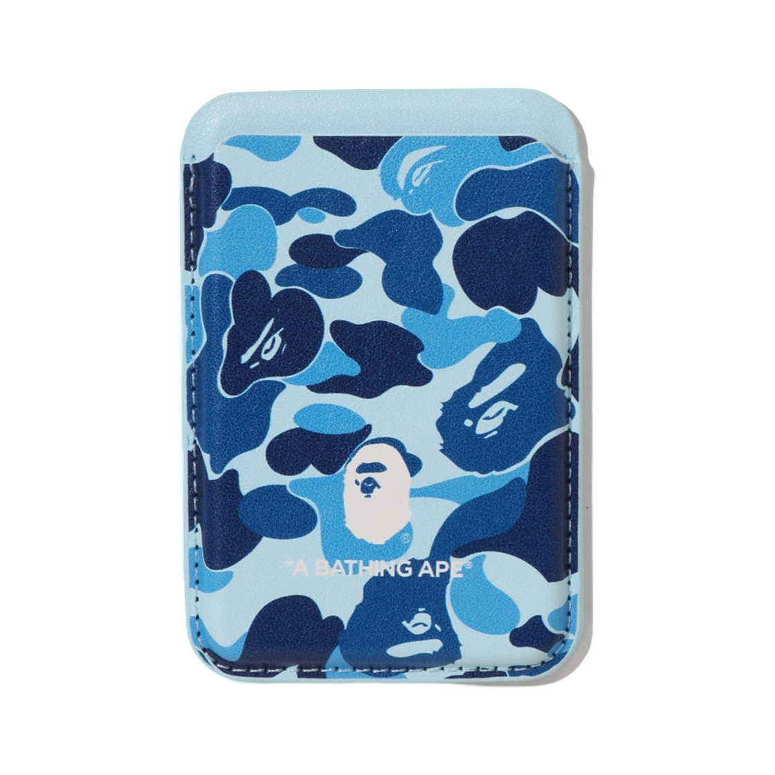 베이프 ABC 카모 마그넷 카드 케이스 모바일 블루(BAPE ABC Camo Magnet Card Case Mobile Blue)