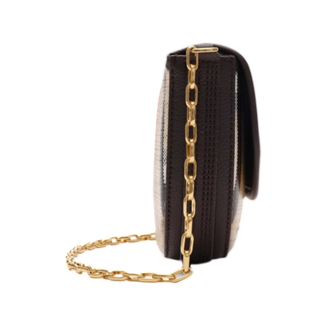 버버리 미니 하이랜드 체인 크로스바디백 샌드 베이지(Burberry Mini Highlands Chain Crossbody Bag Sand Beige) - 2