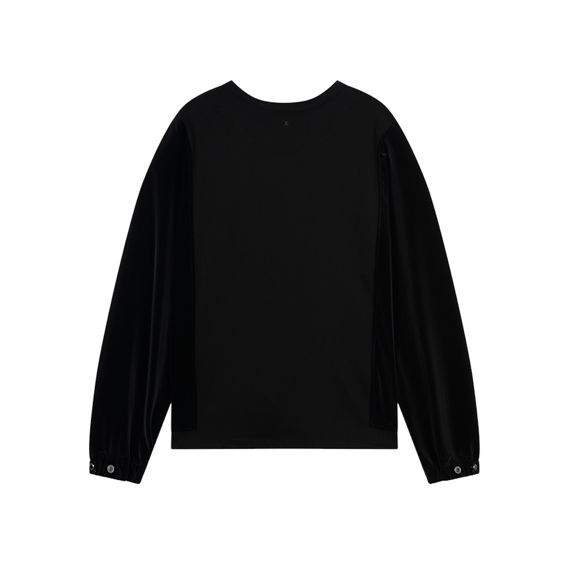 지오송지오 하이그로시 패치 돌먼 티셔츠 블랙 ZI2TS212BK(ZIOSONGZIO High Gloss Patch Dolman T-Shirt Black) - 2