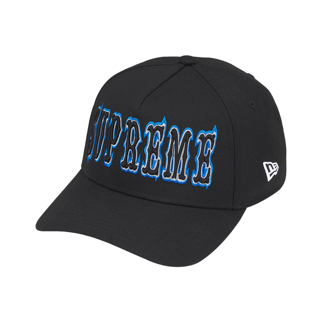 - Supreme Gothic Outline Adjustable New Era Black - 26SS