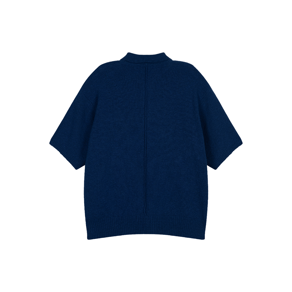 지오송지오 부클 카라 가디건 블루 ZI3KT321BL(ZIOSONGZIO Boucle Collared Cardigan Blue) - 2