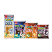 Samlip NEW Pokémon 30th Anniversary 'Emblem' Sticker Bread Variety Pack (4 Types, 12 Packs)