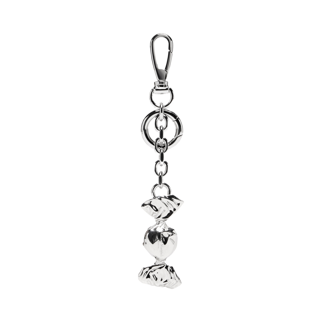 SA1UA0017P8834H7161 Maison Margiela Candy Keyring Polished Palladio