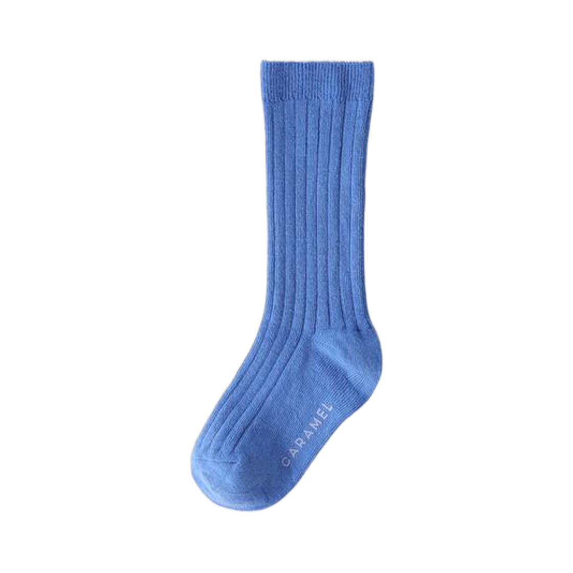 (키즈) 자라 x 카라멜 런던 리브드 롱 삭스 블루((Kids) Zara x Caramel London Ribbed Long Socks Blue) - 1
