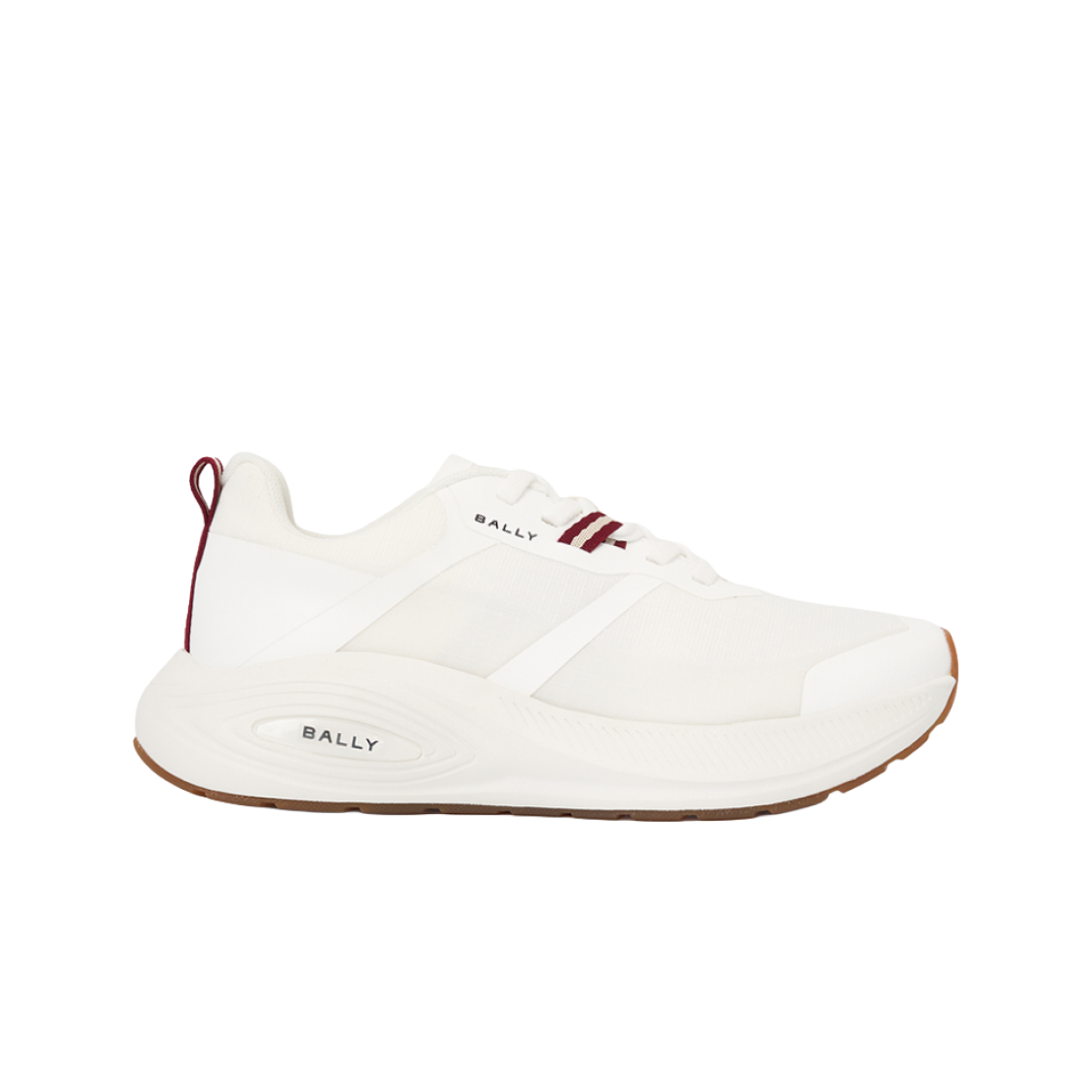 (W) 발리 러닝 TEC 스니커즈 아이보리((W) Bally Running TEC Sneakers Ivory) - 1