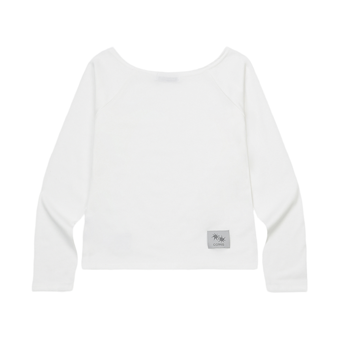 코이리스 리브 오프숄더 나그랑 긴팔 티 화이트(Coiris Liv Off Shoulder Raglan Long Sleeve T White) - 2