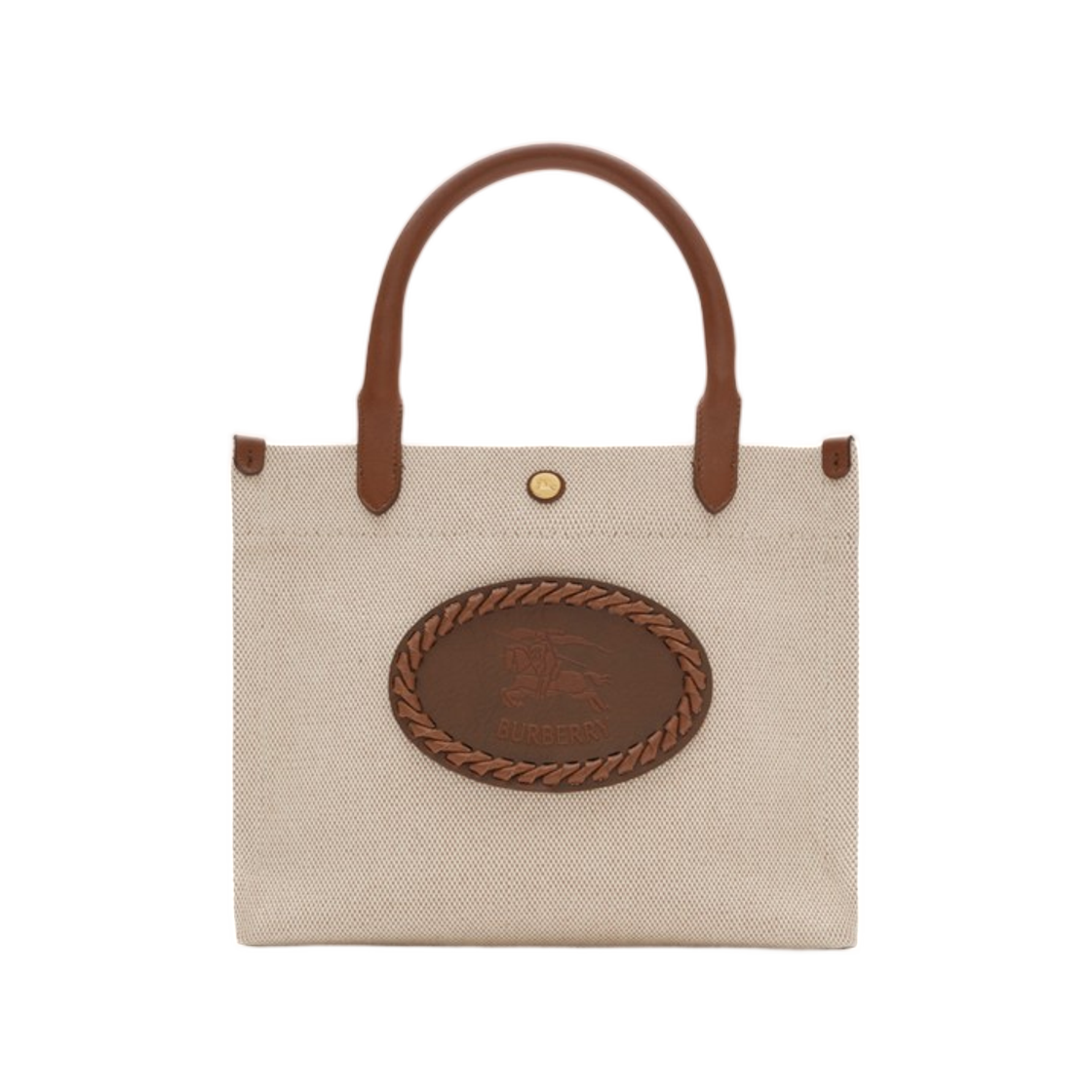 8129914 Burberry Mini Clovelly Tote Natural
