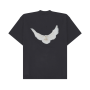 Yeezy Gap Engineered By Balenciaga Dove Padded Heavy Fleece T-Shirt Black