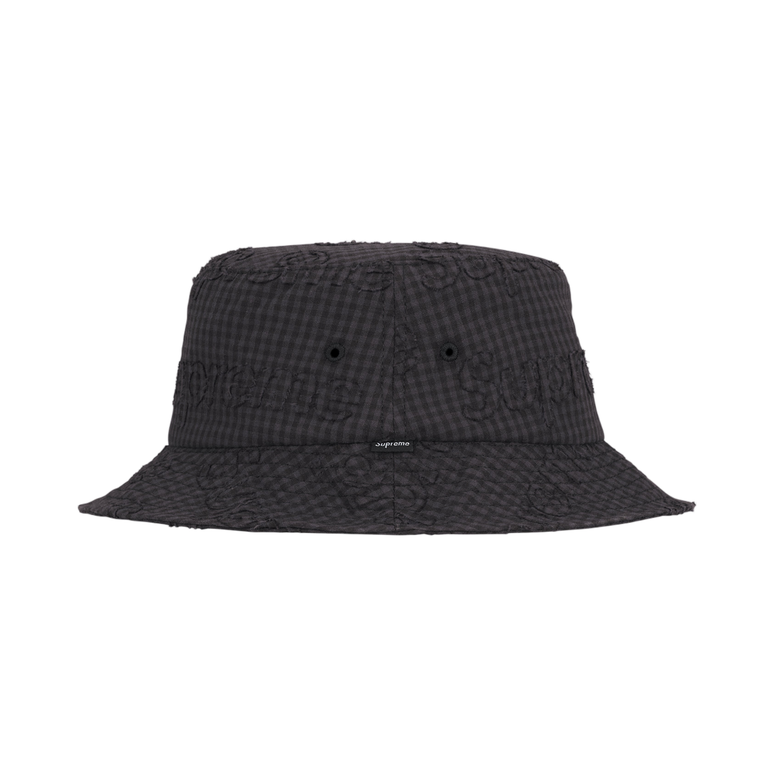 슈프림 모노그램 깅엄 크러셔 블랙 - 26SS(Supreme Monogram Gingham Crusher Black - 26SS) - 2