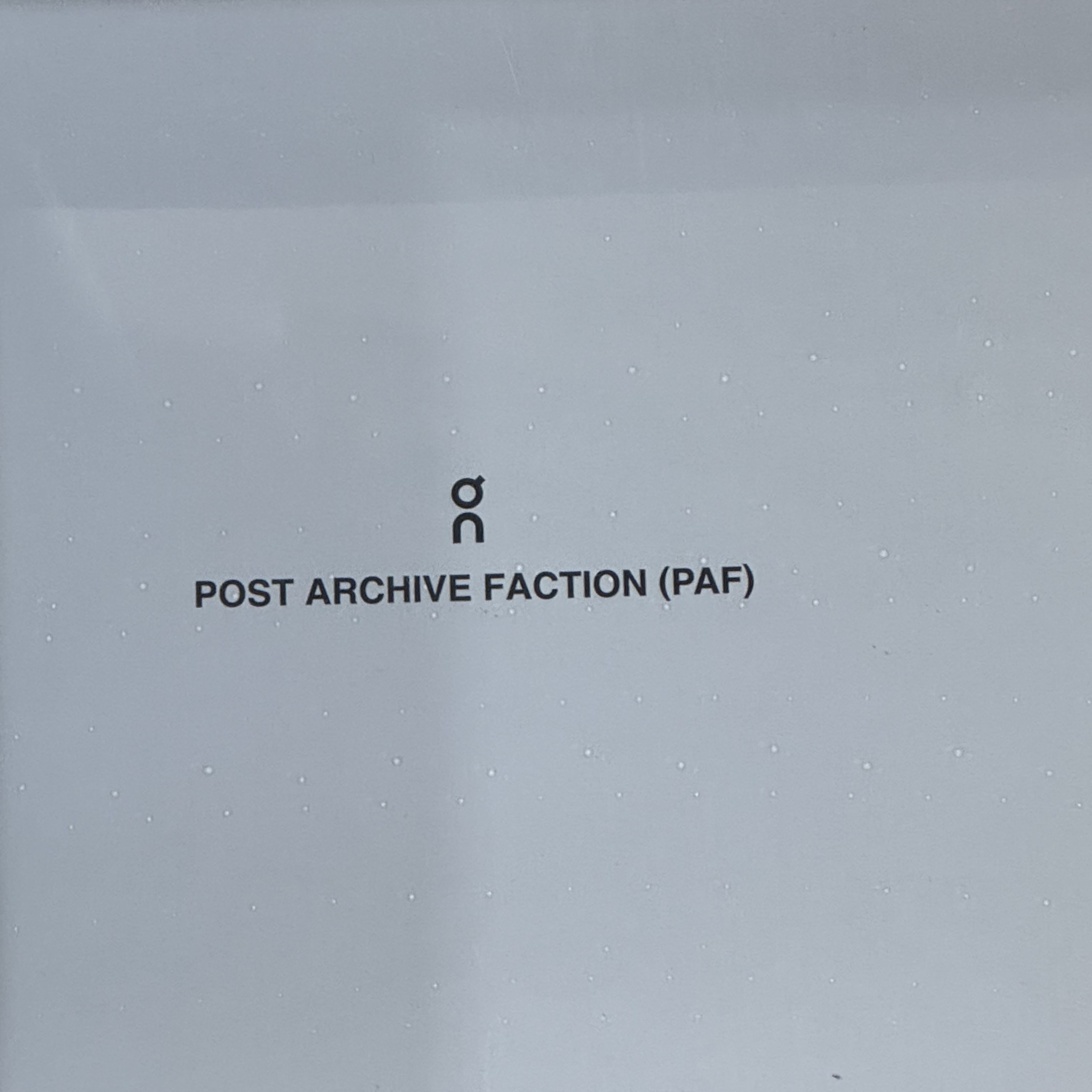 On Running x Post Archive Faction (Paf) Cloudmonster Hyper Phantom Apollo, Xlim Ep.7/Sequence 01 T-Shirt White 착용 스타일 - 3