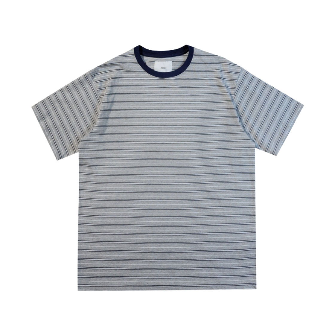 퍼렌 오버사이즈드 1/2 티셔츠 멜란지 그레이(PERENN Oversized 1/2 T-shirt Melange Gray) - 1