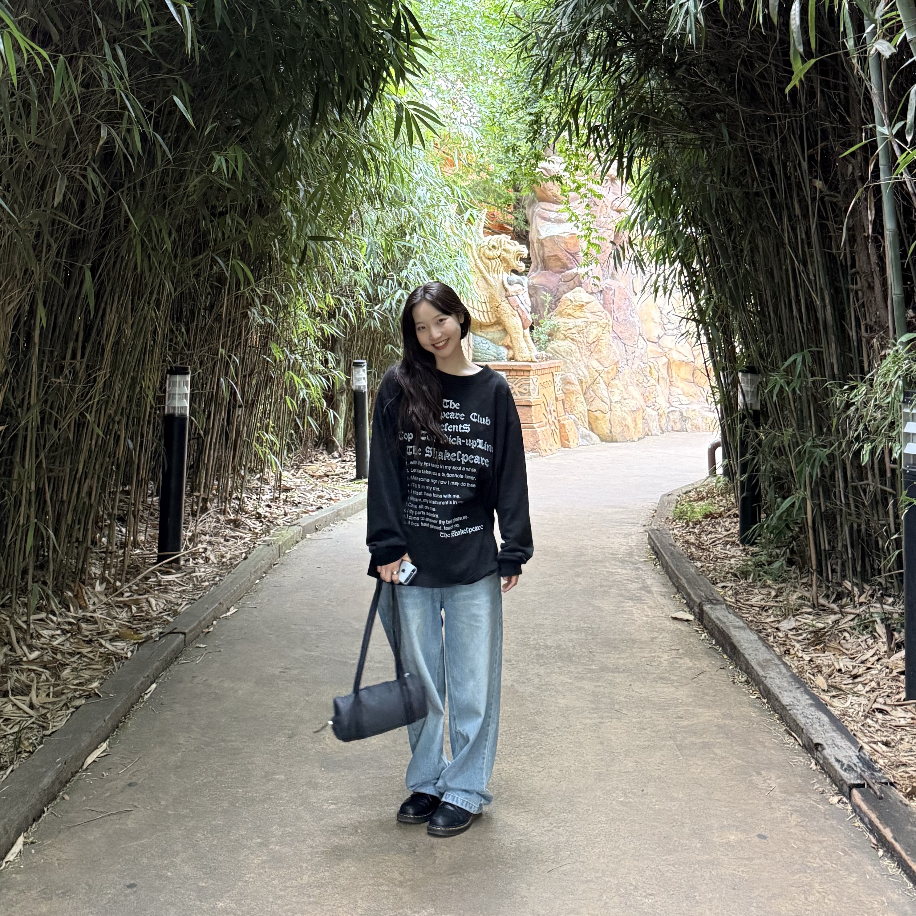 Dr. Martens 1461 Smooth Black 착용 스타일 - 3