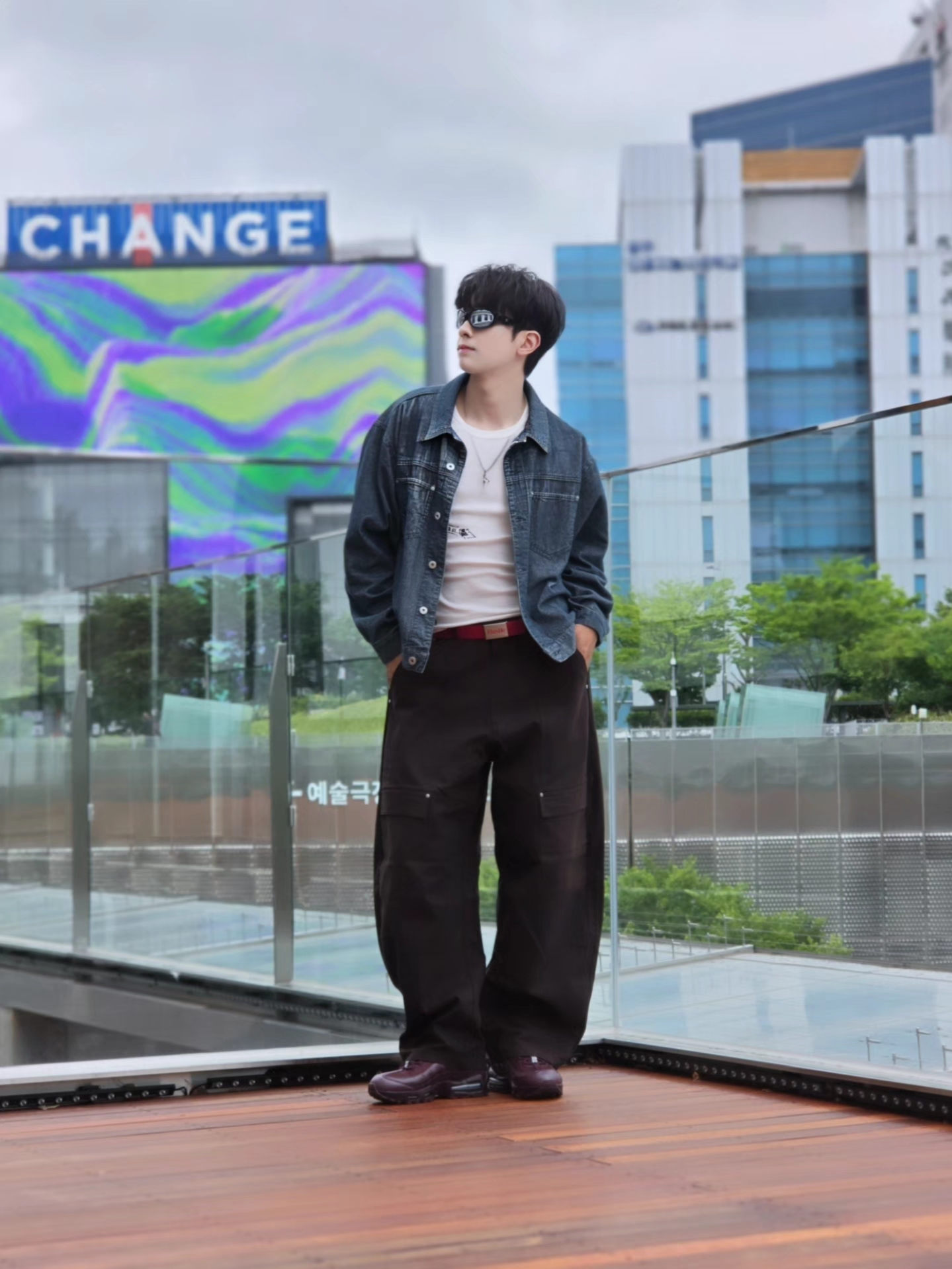 True Religion Hustle Webbing Belt Red, Adidas Originals Canvas Cargo Work Pants Aurora Coffee - US Sizing 착용 스타일 - 3