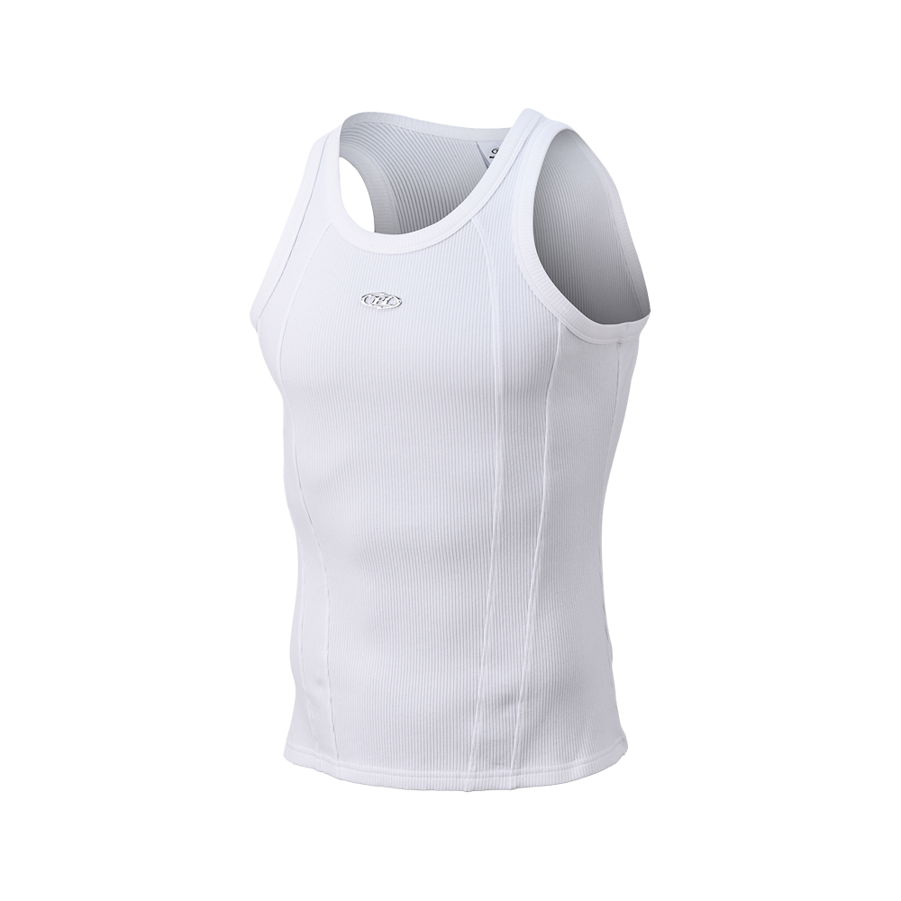 본투윈 B 펜던트 컷 라인 슬리브리스 화이트(BORN TO WIN B Pendant Cut Line Sleeveless White) - 2