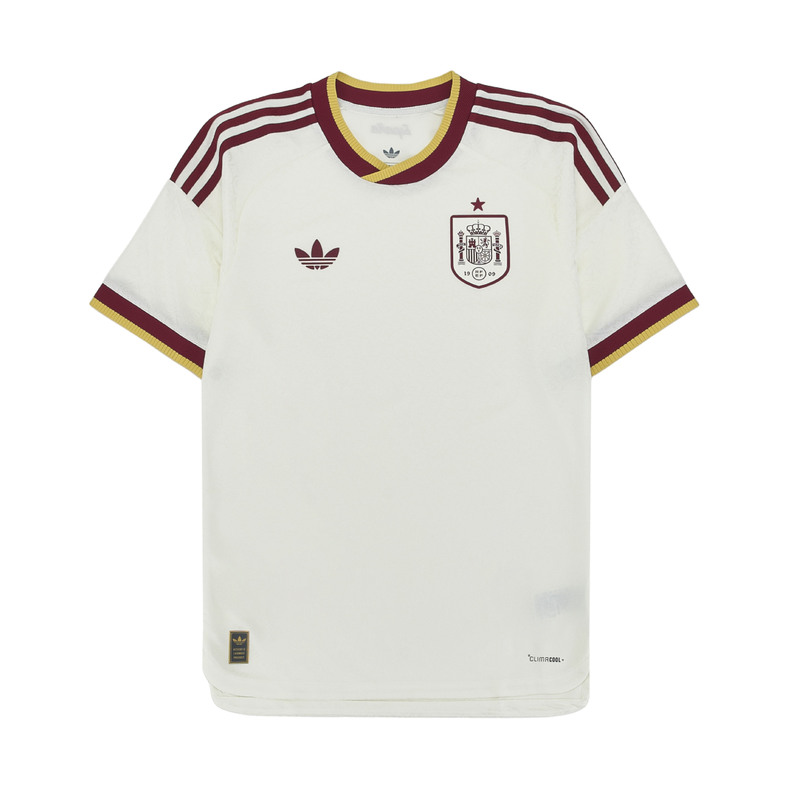 JN4392 Adidas Spain 2026 Away Authentic Jersey Off White - US Sizing (Non Marking Ver.)