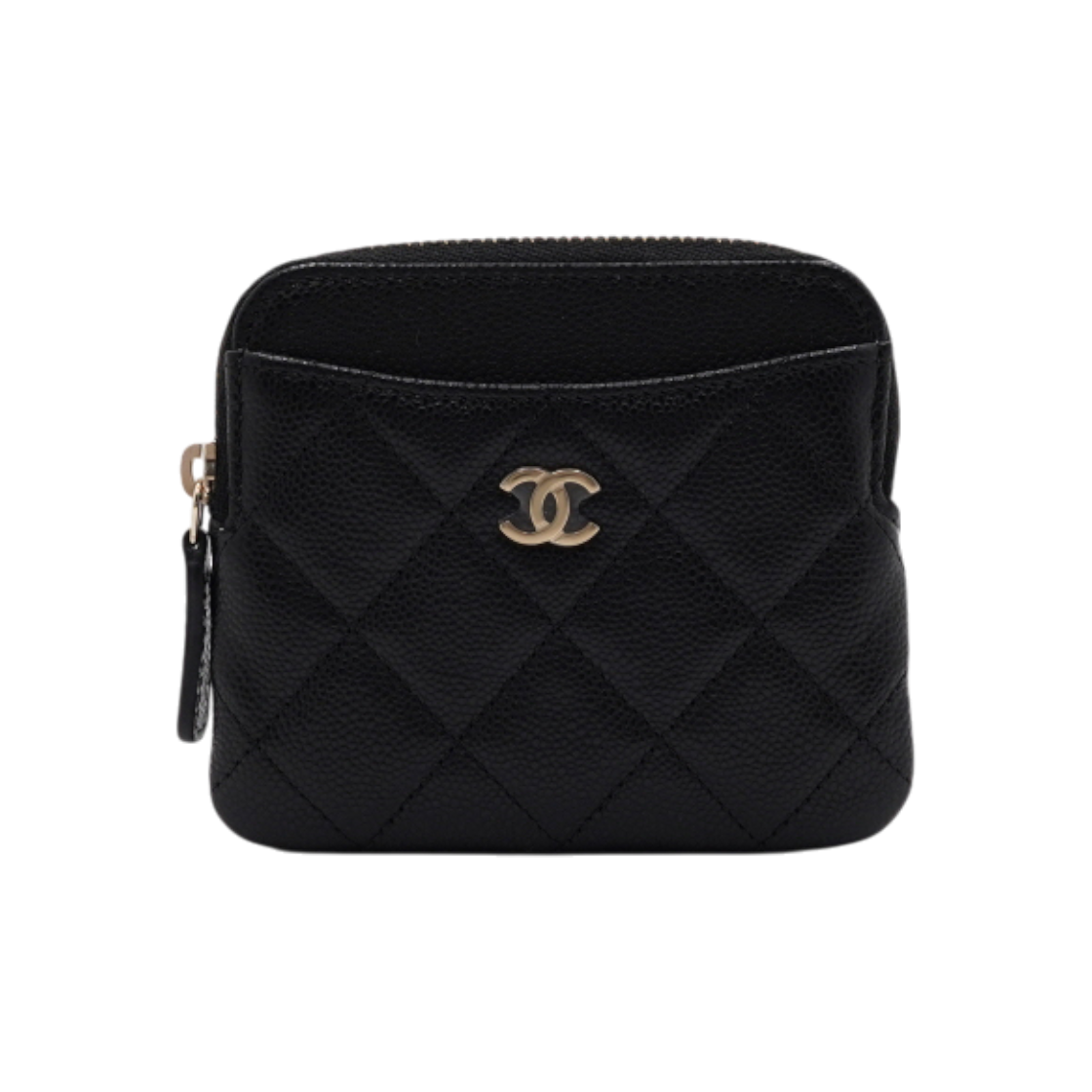 샤넬 AP2061 블랙 캐비어 금장 CC 지퍼 여성 카드지갑aa64574(Chanel AP2061 Black Caviar Gold CC Zip Women Cardholder) - 1