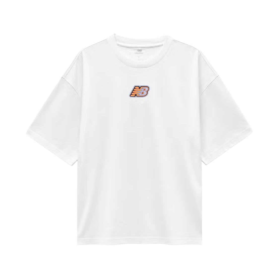 WT62P2R0WT (W) New Balance Sticker Pack Oversized T-Shirt White