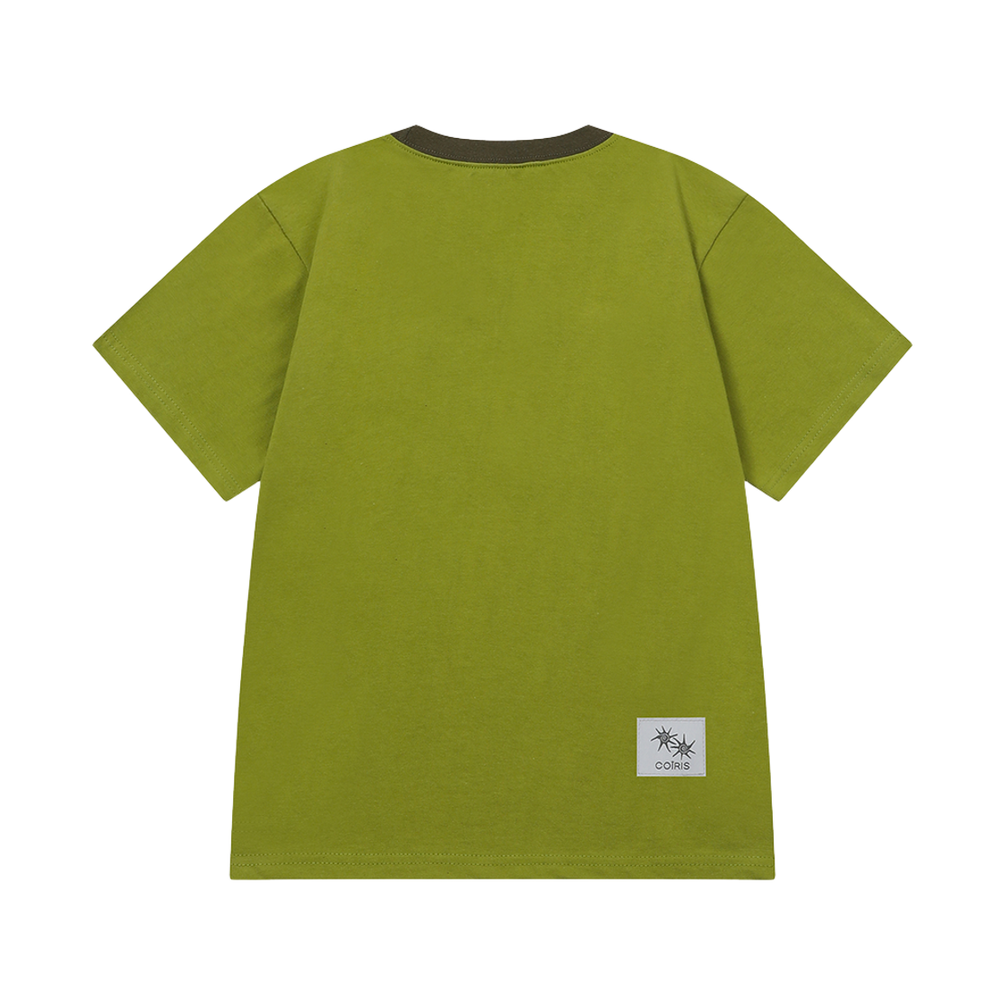 코이리스 로라 스몰 로고 배색 반팔 티 그린(Coiris Rora Small Logo Half T Green) - 2