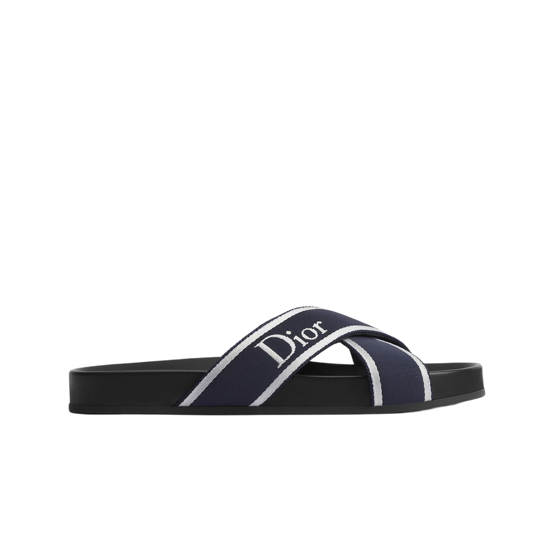 디올 디올리비에라 디올 아쿠아 샌들 테크니컬 패브릭 블랙 화이트(Dior Dioriviera Dior Aqua Sandal Technical Fabric Black White) - 1