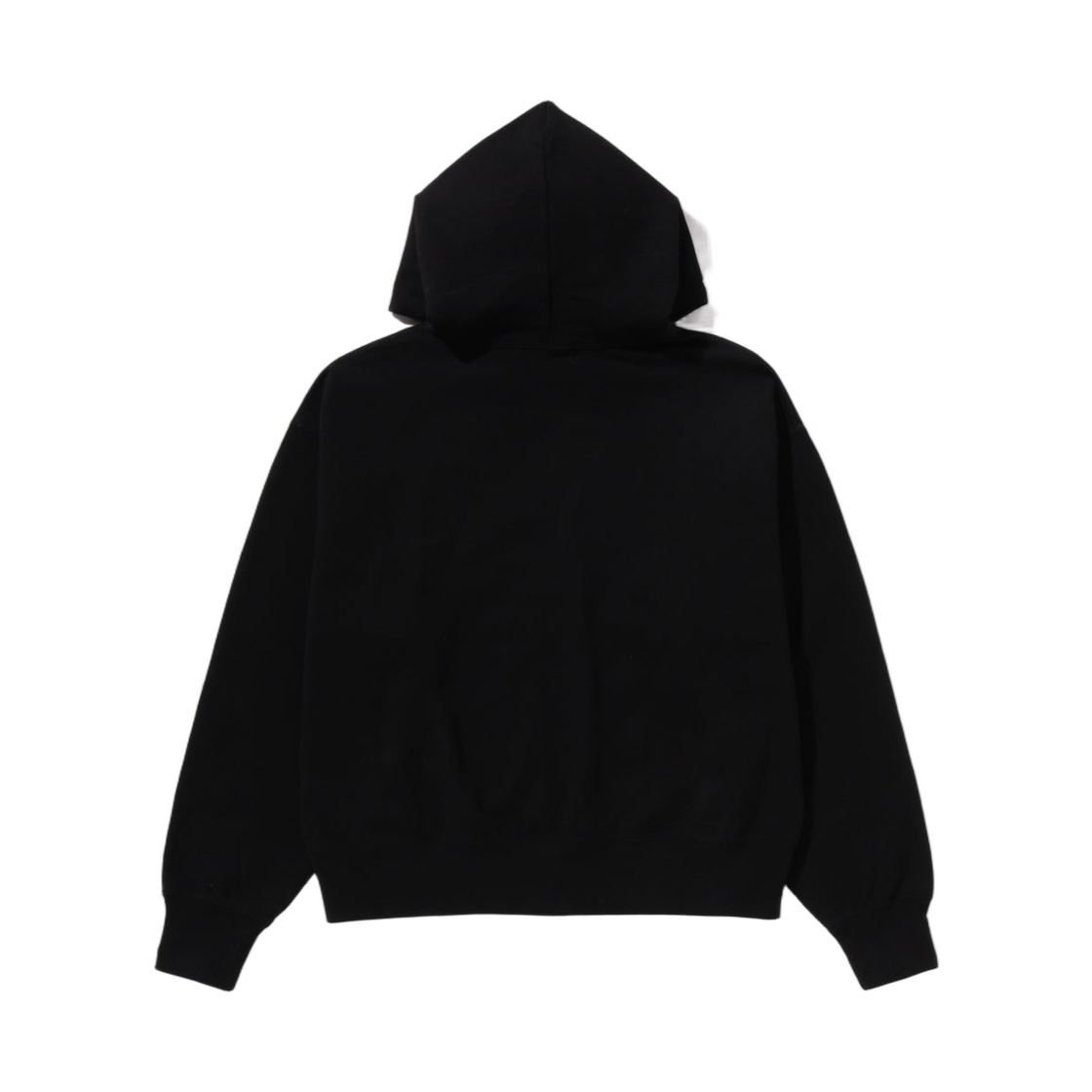 (W) 베이프 ABC 카모 크리스탈 로고 와이드 집 후드 블랙((W) BAPE ABC Camo Crystal Logo Wide Zip Hoodie Black) - 2