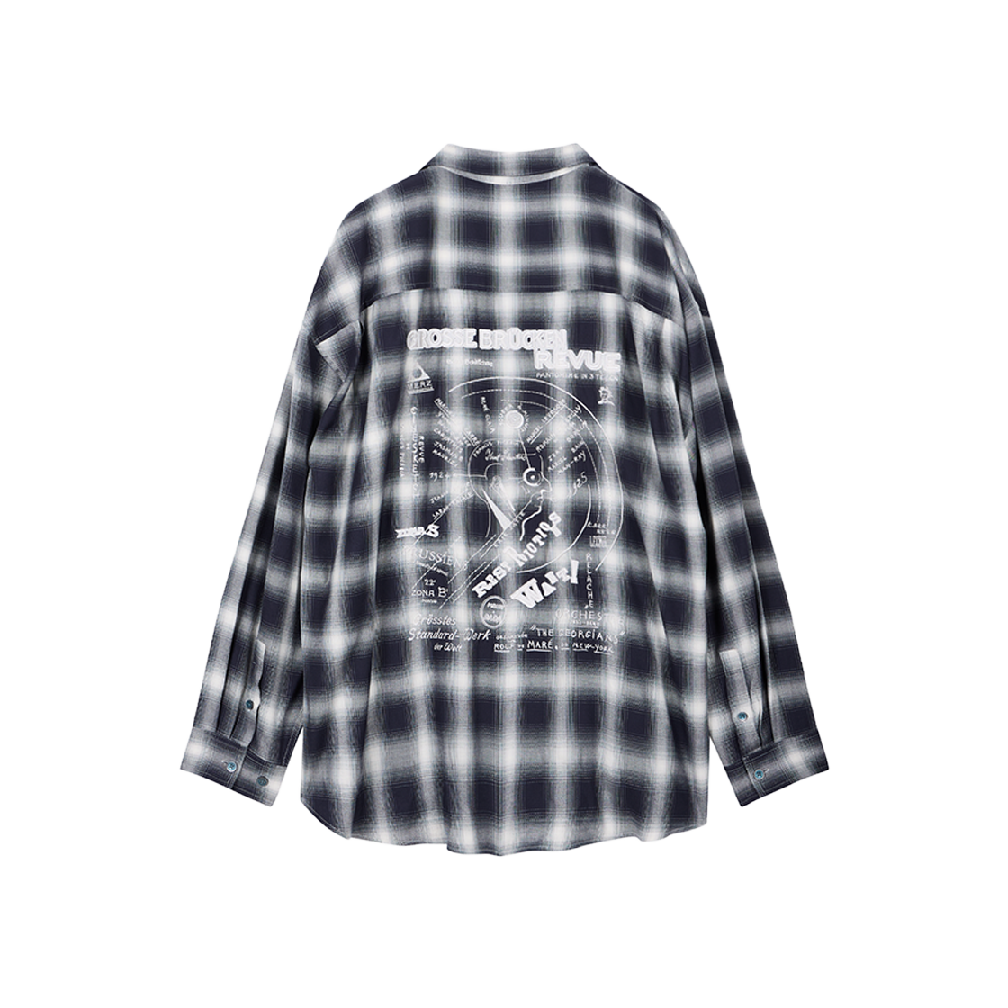 지오송지오 슈비터스 체크 셔츠 네이비 ZI2SH209NY(ZIOSONGZIO Schwitters Check Shirt Navy) - 1
