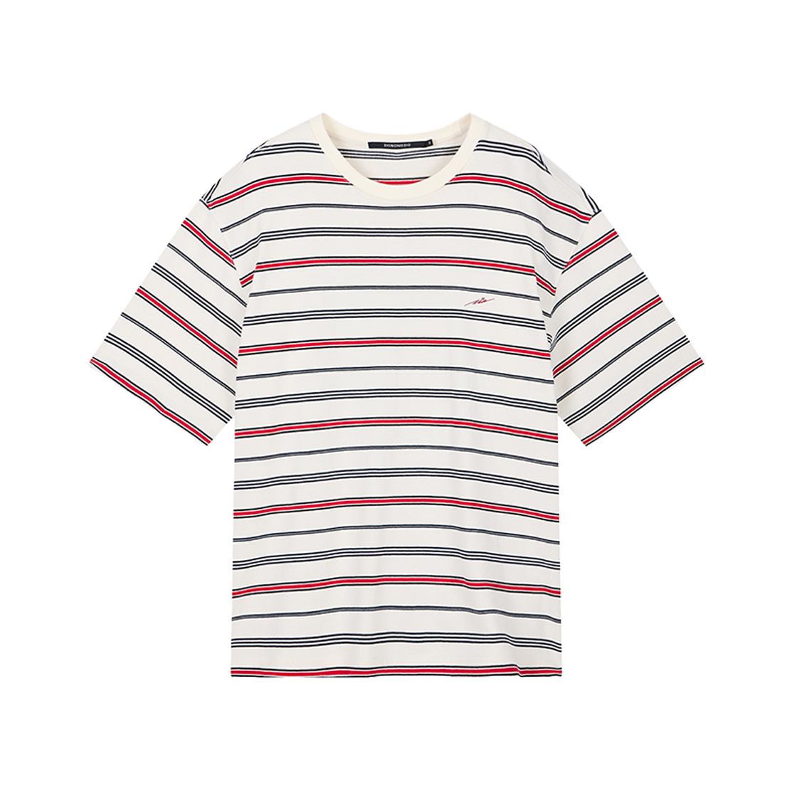 지오송지오 스케르조 아트워크 스트라이프 티셔츠 아이보리 ZI3TS380IV(ZIOSONGZIO Scherzo Artwork Stripe T Shirt Ivory) - 2