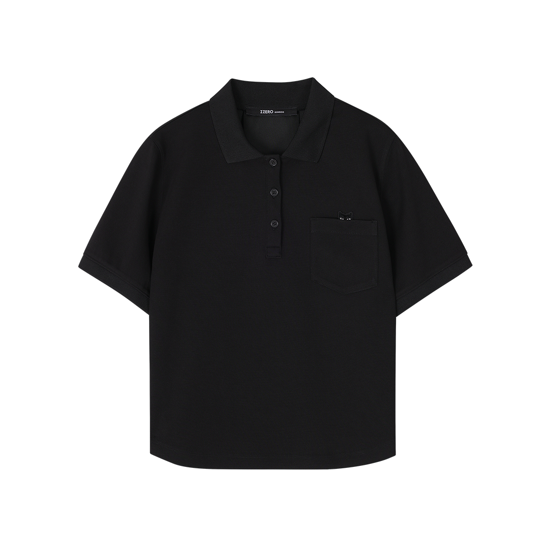 WI3TS866BK (W) SONGZIO ZZERO Panther Pique T Shirt Black