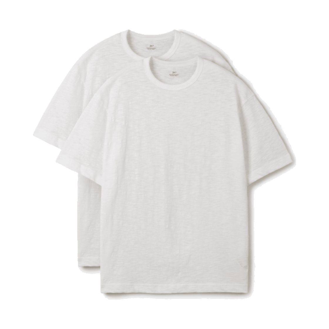 TMTAX26811WHX 24/7 series 2PACK 20'S Slub Tee White