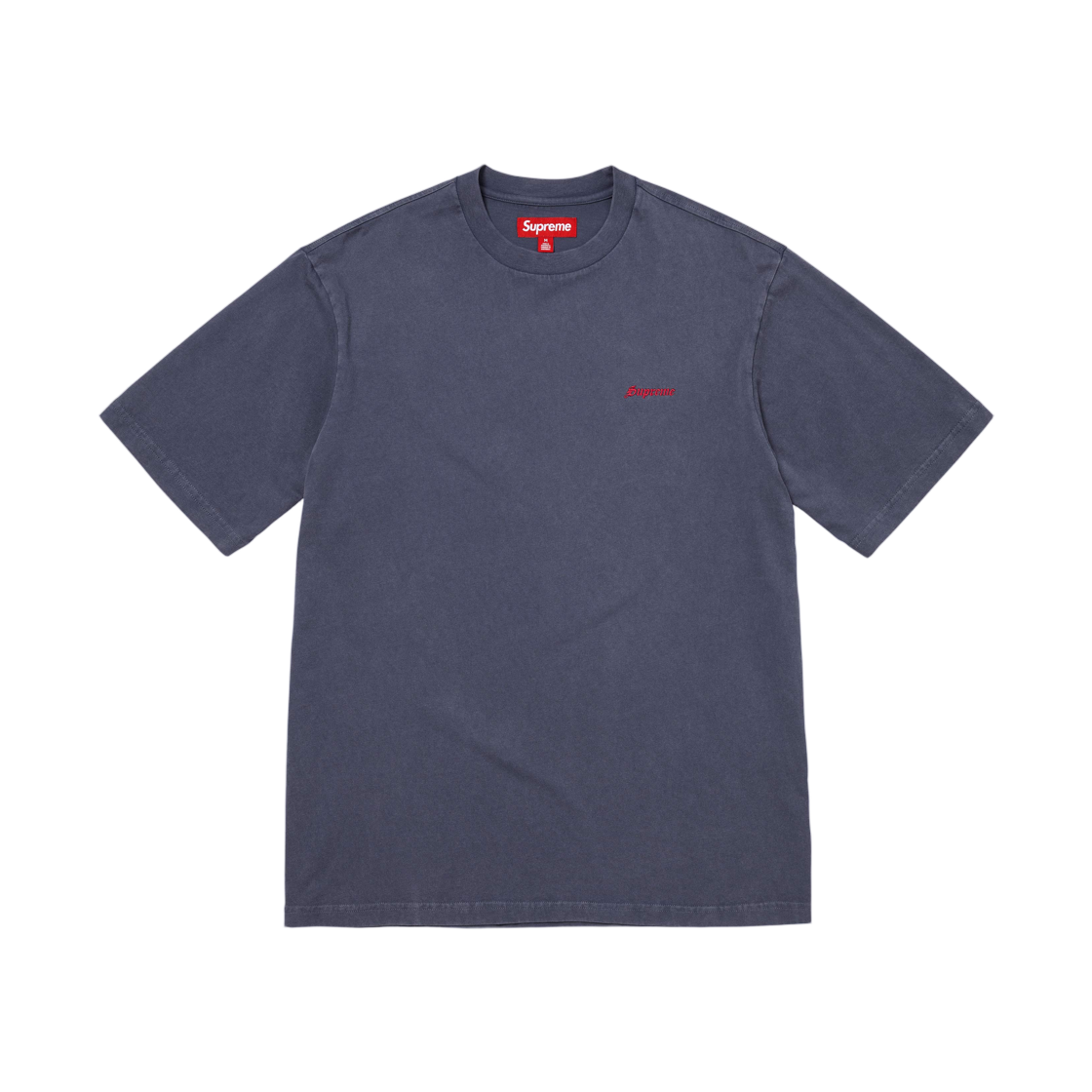 슈프림 워시드 숏슬리브 탑 네이비 - 26SS(Supreme Washed S/S Top Navy - 26SS) - 1