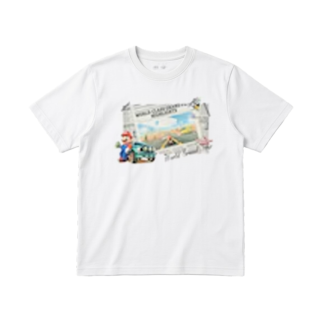 489912-00 Uniqlo UT x Mario Kart World T-Shirt White