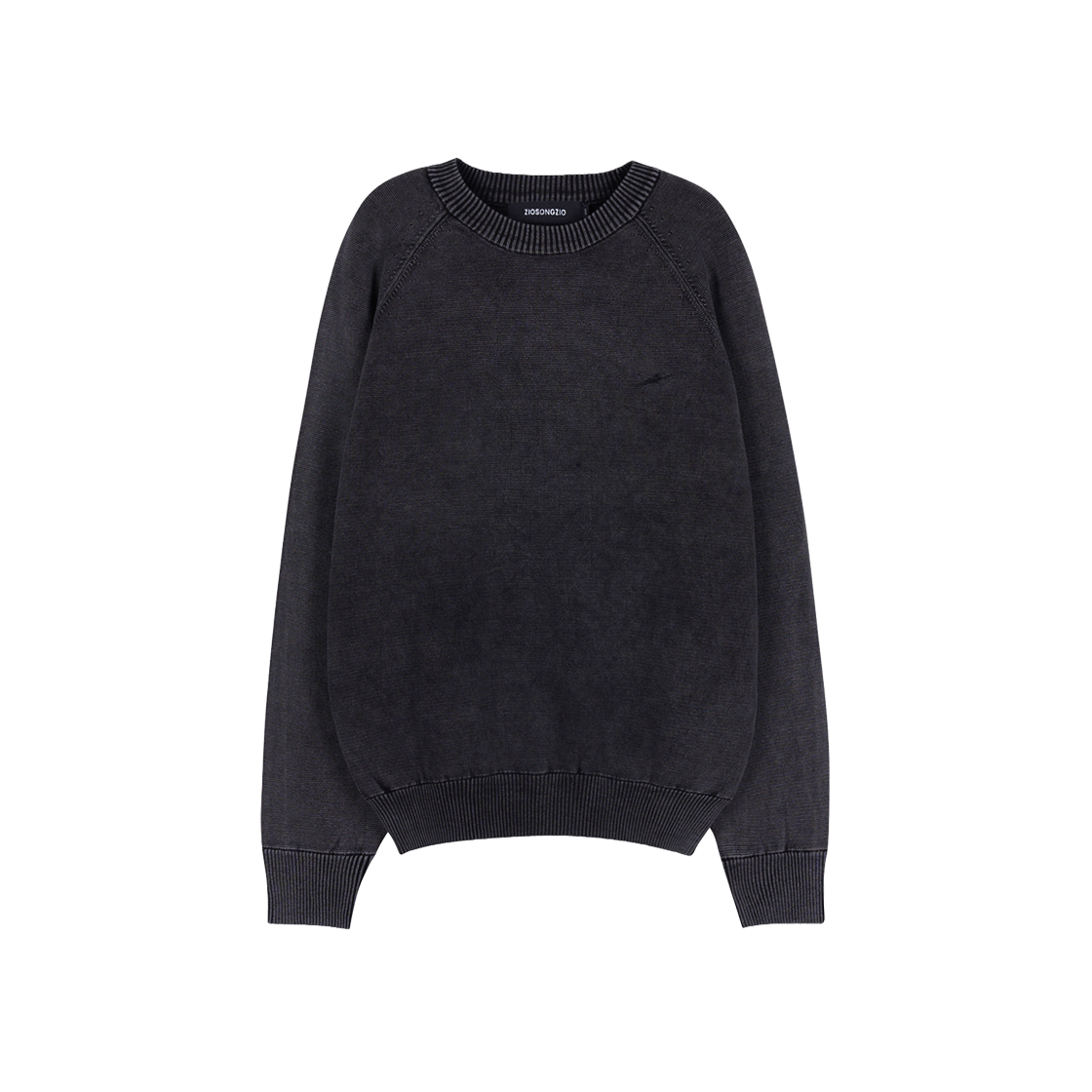 지오송지오 솔트 다잉 카프리스 크루넥 니트 그레이 ZI2KT207GY(ZIOSONGZIO Salt Dying Caprice Crewneck Knit Grey) - 2