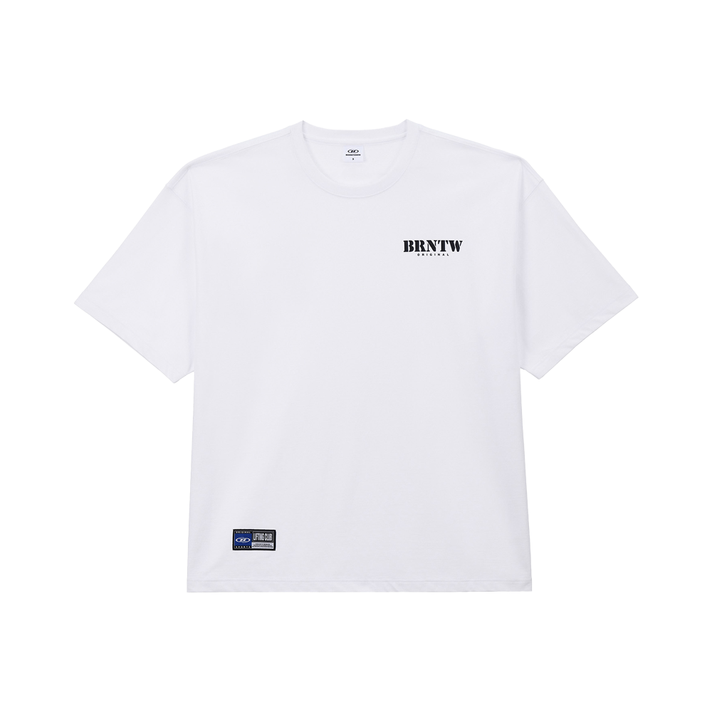 BH2MST264WH BORN TO WIN Brntw Logo T-Shirts White