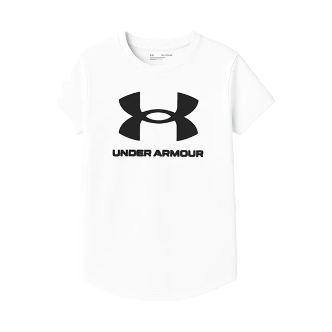 1361182-100 (Kids) Under Armour Sportstyle Graphic Short Sleeve White