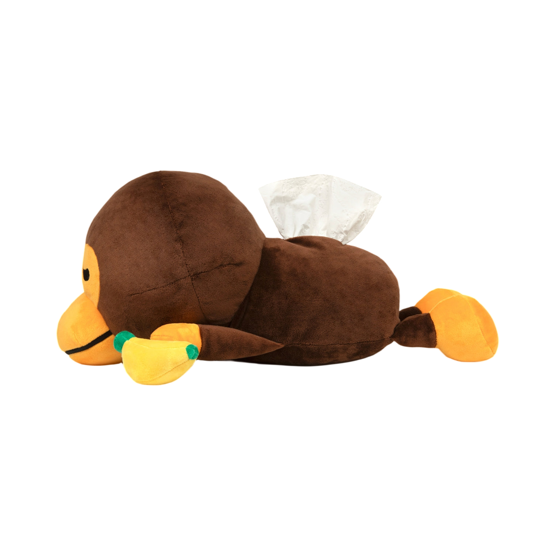 베이프 베이비 마일로 퍼 티슈 박스 커버 브라운(BAPE Baby Milo Fur Tissue Box Cover Brown) - 2