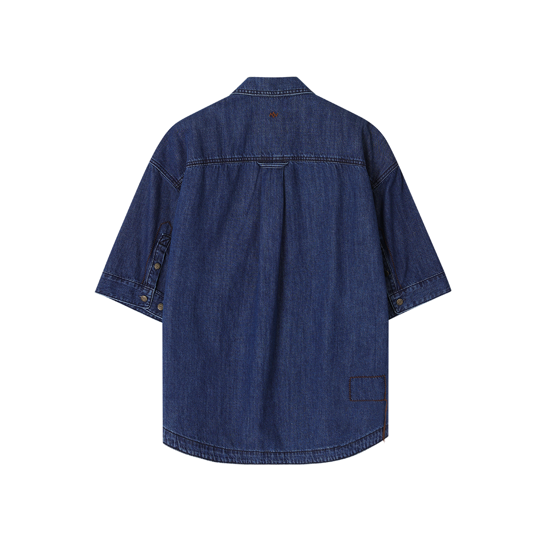 송지오 지제로 팬서 데님 하프 집업 셔츠 블루(SONGZIO ZZERO Panther Denim Half Zip Up Shirt Blue) - 2